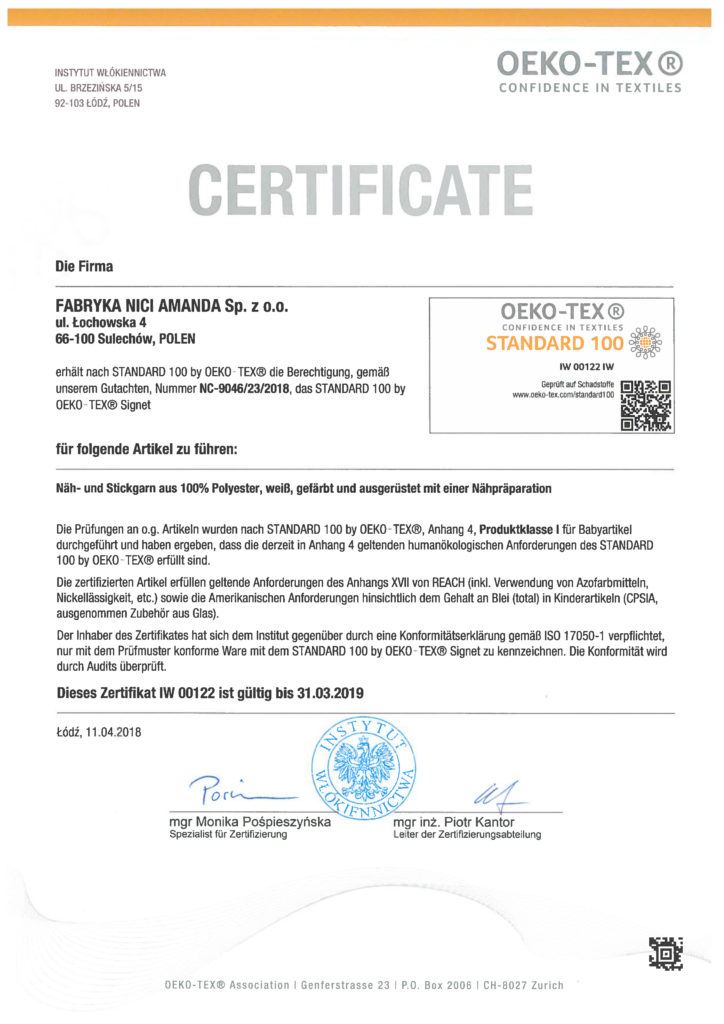 oeko-tex standard 100